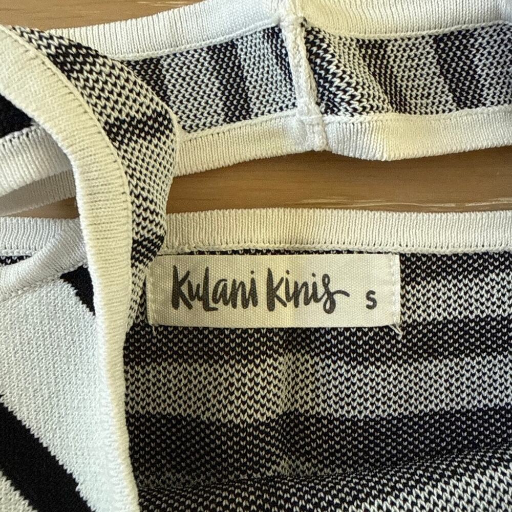 Kulani Kinis Essential Knit Micro Short Halter Zebra Savanna Size S in Stripes - Picture 3 of 5